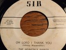 HEAVENLY SAINTS SPIRITUAL SINGERS mega-rare RITE custom press BLACK GOSPEL 45 ex