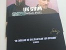 SLEAFORD MODS- UK Grim -WHITE Vinyl + SIGNED PRINT- sold out -exclusive- New