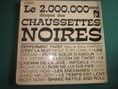 DISQUE VINYL LP  LE 2.000.000 des CHAUSSETTES NOIRES  BARCLAY 80171 