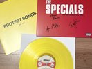 The Specials Protest Songs 1924-2012 SIGNED AUTOGRAPH YELLOW Vinyl Terry Hall