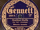 Gennett 5454 Wolverine OrBIX BEIDERBECKE Riverboat Shufle  Jazz 78 rpm  1924 E-