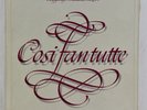 SUITNER - MOZART Cosi Fan Tutte - ETERNA 826113-115 3 LP Box DDR 1970