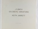 KEITH JARRETT - BACH Goldberg Variations - ECM LP Vinyl Germany 1989