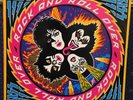 KISS Rock And Roll Over 1976 UK Pye Pressing Hot Pink Artwork Red Vinyl VG+/VG++