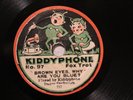 UK JAZZ GREENING'S DANCE ORCH Brown Eyes, Why Are You Blue? KIDDYPHONE 97 E-