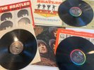 Vintage The Beatles 3 Records HELP, Rubber Soul T2442, A Hard Days Night Vinyl