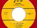 J.B. LENOIR - Die Tryin / I Want My Baby -JOB 1016- Blues 45 Red Wax   LENORE