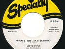 LLOYD PRICE - What's The Matter Now? / So Long - SPECIALTY - Blues R&B 45