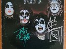 Kiss SIGNED Self-Titled LP No Kissin Time 1974 ACE FREHLEY PETER CRISS VG/VG+