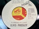 Elvis Presley Pledging My Love / Way Down 45 Rock Pop Promo RCA JB-10998 VG+