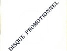 DALIDA et Marcel AZZOLA Disque PROMOTIONNEL MONO FACE Sonopresse IS 45712