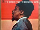 THELONIOUS MONK It's Monk's Time LP on Columbia VG+ 2-eye stereo hard bop