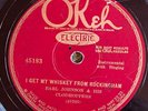 Okeh 45183 Earl Johnson Clodhoppers GET MY  WHISKEY 78rpm 1927 V+ Country
