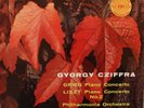 LISZT GRIEG Piano Concertos Gyorgy Cziffra Vandernoot EMI White/Gold ASD 301 LP