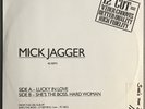 Mick Jagger She's The Boss Australian Promotional Sampler LP 45 RPM Vinyl 1984
