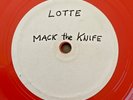 LOUIS ARMSTRONG LOTTE LENYA TURK MURPHY Mack the Knife 1955 ORANGE WAX 78 RARE