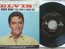 Elvis Presley - Big Boss Man / You Don't Know Me - RARE USA 45 + PS - 47-9341
