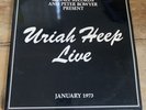 URIAH HEEP Live BRONZE Inners ISLD 1 Booklet GATEFOLD 1973 VINYL 2 x LP EX BX10