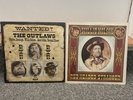 Willie Nelson red headed stranger 1975 & Outlaws wanted 1976 2 vinyl records.