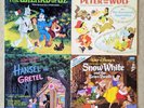 4 Disney Records Hansel Gretel Snow White Peter and the Wolf Wizard of Oz