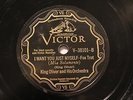 JAZZ KING OLIVER ORCH I Want You Just Myself/Sweet Like This VICTOR 38101 EE-/E-