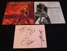 MEGADETH Peace Sells... But Who's Buying? LP 1986 Capitol ‎+ Band SIGNED Insert