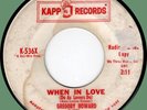 GREGORY HOWARD (w/ group) When in Love / Sweet Pea 45rpm Kapp 1963 original