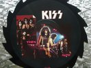 Kiss ‎   Then  and Now   UK IMPORT Sawblade Picture Disc LP  Tell Tales TTS 1005