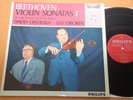 Oistrakh Oborin Beethoven Violin Sonatas 1 & 8 Philips Stereo 835 150 AY EX+/NM