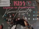 KISS 2 Lps BLUE Vinyl 'Saints in Charleston' SIGNED by Vinnie Vincent w/ Inserts