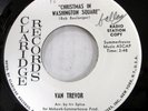 VAN TREVOR 45 Christmas In Wash. Square / Melting Snow MINT- folk PROMO  Mc 1596
