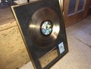 1985 Dire Straits Brothers in Arms Gold framed LP Greece concert polygram record