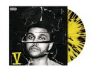 The Weeknd Beauty Behind The Madness - Yellow w/ Black Splatter 2LP Vinyl New