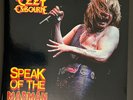 Ozzy Osbourne Speak of the Madman Glasgow Apollo 19 DEC 82 GRAY MARBLE SWIRL LP