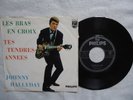 Disque SP 45 Tours de Johnny Hallyday 