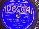 Decca 7185 Red Nelson WHAT A TIME (Off Soldiers Bonus)  1936  BLUES 78 rpm   E