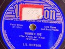 Vocalion 03504 LIL JOHNSON Winner Joe ( LOUIS )  BLUES 78rpm E-/E 1935 Black Bob