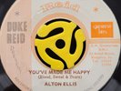 Rocksteady Ska 45 - Alton Ellis - You've Made Me Happy - Duke Reid HEAR