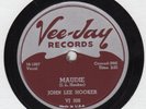 BLUES 78:JOHN LEE HOOKER/MAUDIE/I'M IN THE MOOD/Vee-Jay VJ 308/excellent cond.