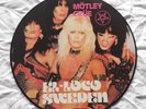 MOTLEY CRUE RARE EL LOCO SWEEDEN LIVE PICTURE DISC