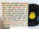 MODERN JAZZ QUARTET CONCORDE vinyl LP  PRESTIGE PRLP 7005 DG RVG MONO Van Gelder