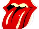 EX/EX THE ROLLING STONES SHE WAS HOT Shaped Vinyl Picture Pic Disc LOGO