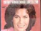 LORETTA LYNN YOU AIN'T WOMAN ENOUGH DECCA RECORDS SHRINK VINYL LP 147-66W