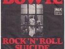 DAVID BOWIE-ROCK 'N' ROLL SUICIDE-RARE ORIGINAL YUGOSLAV UNIQUE 45RPM 7
