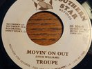 TROUPE movin' on out SOUTHERN STAR 356 rare BONEHEAD heavy southern rock METAL