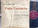 SEALED  BARTOK VIOLA CONCERTO WILLIAM PRIMROSE BARTOK RECORDS BRS 309 USA