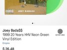 Joey Badass 1999 (20 Years HHV Edition) Sealed Neon Green Vinyl Limited Edition