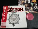 SAXON - STRONG ARM OF THE LAW - JAPAN VINYL LP OBI P-10971G EX-/EX