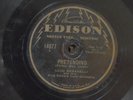 Rare 1929 LUIGI ROMANELLI & HIS KING EDWARD HOTEL ORCH Edison (thin) 14077 78