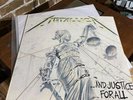 Metallica And Justice For All Vinyl LP 1988 Elektra NM with insert sleeves